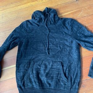 Urban Pipeline large black heather sweater hoodie